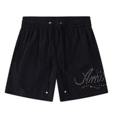 AMIRI Logo Studded Drawstring Shorts