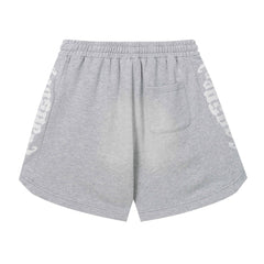 Embroidered Washed Distressed Short #G6689-7
