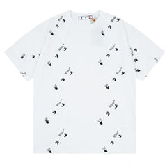 Swimming Man Logo-Print T-Shirt