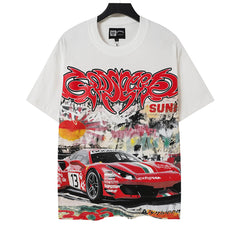 Race Car Pattern T-shirt #G6185/G5185