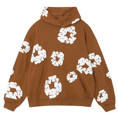 The Cotton Wreath Hoodie Brown