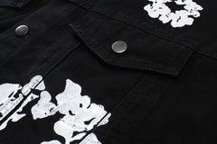 All-Over Wreath Light Wash Jacket