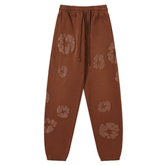 kapok Flower Pattern Printed Sweatpant