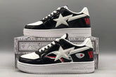A Bathing Ape Sta Low Color Block Shark Black