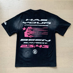 Hell Star Washed Print Short Sleeve Tee
