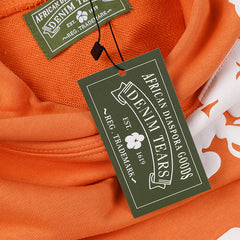 The Cotton Wreath Hoodie Orange