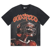 Skeleton Baseball Player T-shirt