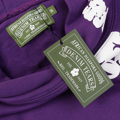 The Cotton Wreath Hoodie Purple