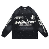 Racer Vintage Black Long Sleeve Tee