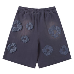 kapok Flower Pattern Printed Short