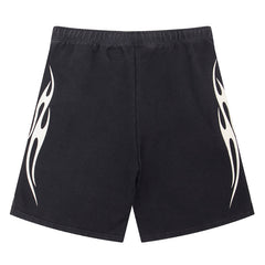 Flame Printed Shorts