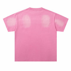 Washed Distressed Rhinestone Tee