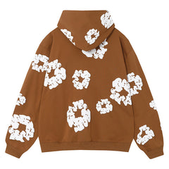 The Cotton Wreath Hoodie Brown