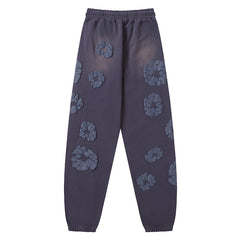 kapok Flower Pattern Printed Sweatpant