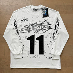 terry fabric Long Sleeve Tee