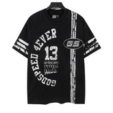 Alphabet Number Printed T-shirt #G6365/G5365