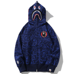 Shark Full Zipper Hoodie