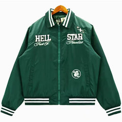 Embroidery Cotton Baseball Jacket
