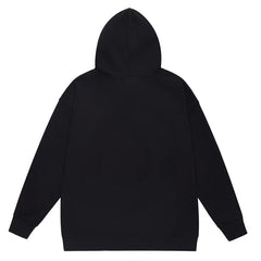 Head Cartoon Pattern Print Hoodie