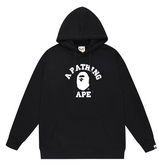Head Letter Pattern Print Hoodie