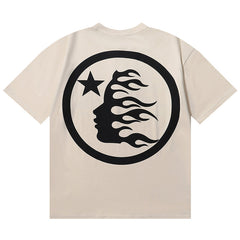 Logo Printed T-Shirt Apricot