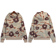 Cotton Wreath Camouflage Hoodie