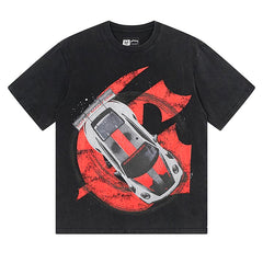 Racing Car Pattern T-shirt #G1180/G3180