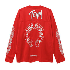 CH Mesh Cross Print Long Sleeved T-shirt #C1003