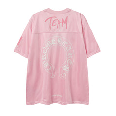 CH Mesh Cross Print T-shirt #C1001