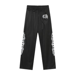 CH Mesh Cross Print Pants #C1004