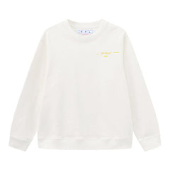 Off White Arrow Pattern Printed Sweatshirts