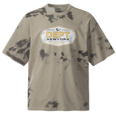 .Mud dye hand painted Balenciaga style T-Shirts