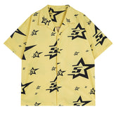 Star Pattern Short-sleeved Shirt