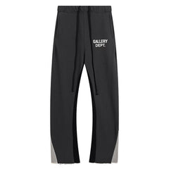 . Logo Flared Cotton Sweatpants
