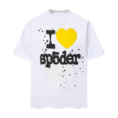 Web Heart Letter T-shirt #S T001