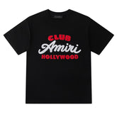 Embroidered letter T-shirt