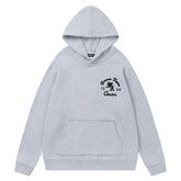 Embroidered-Logo Hoodies