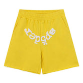 Letter Pattern Shorts #S232 Yellow
