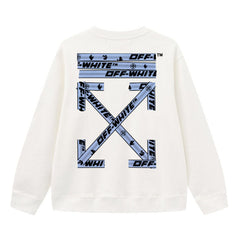 Off White Arrow Pattern Printed Sweatshirts