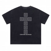 CH Patterned Washed Distressed T-shirt