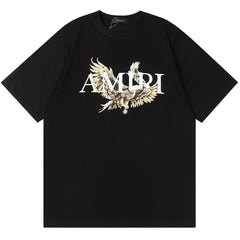 Flying Eagle Print T-shirt