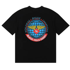 Earth Wings Print T-Shirt