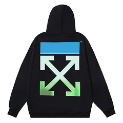 Gradient Arrows Hoodies