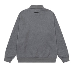 25FW Lapel Pullover Sweatshirt