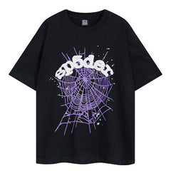 Green Foam Printing High Weight T-Shirt Black