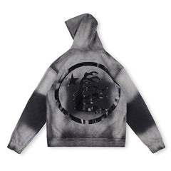 Studios Grey Vintage Logo Washed Hoodie