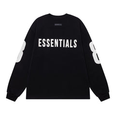 Print Letter Long-Sleeve T-Shirt #1935