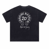 CH Patterned Washed Distressed T-shirt