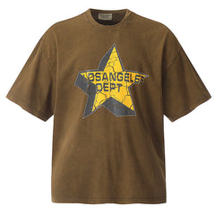1989 city logo limited crack five-pointed star T-Shirts