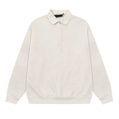 25FW Lapel Pullover Sweatshirt
